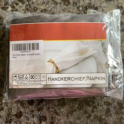 Deep Gray Cloth Napkins-brand New