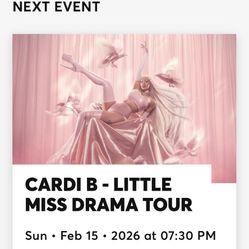Selling 2 Tickets For Cardi B Concert LA