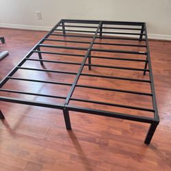 Queen + Twin Foldable Metal Bed Frame