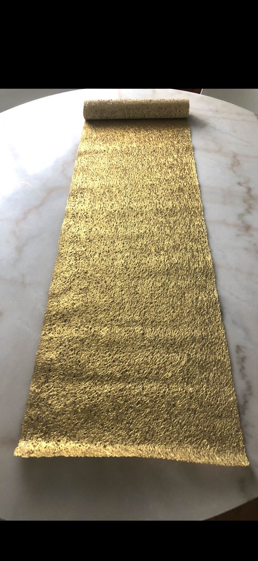 Gold Table Runner