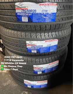275/60R20 Atlander Roverstar H/T Set of Tires Installed and Balanced Set de Llantas Nuevas Instaladas y Balanceadas