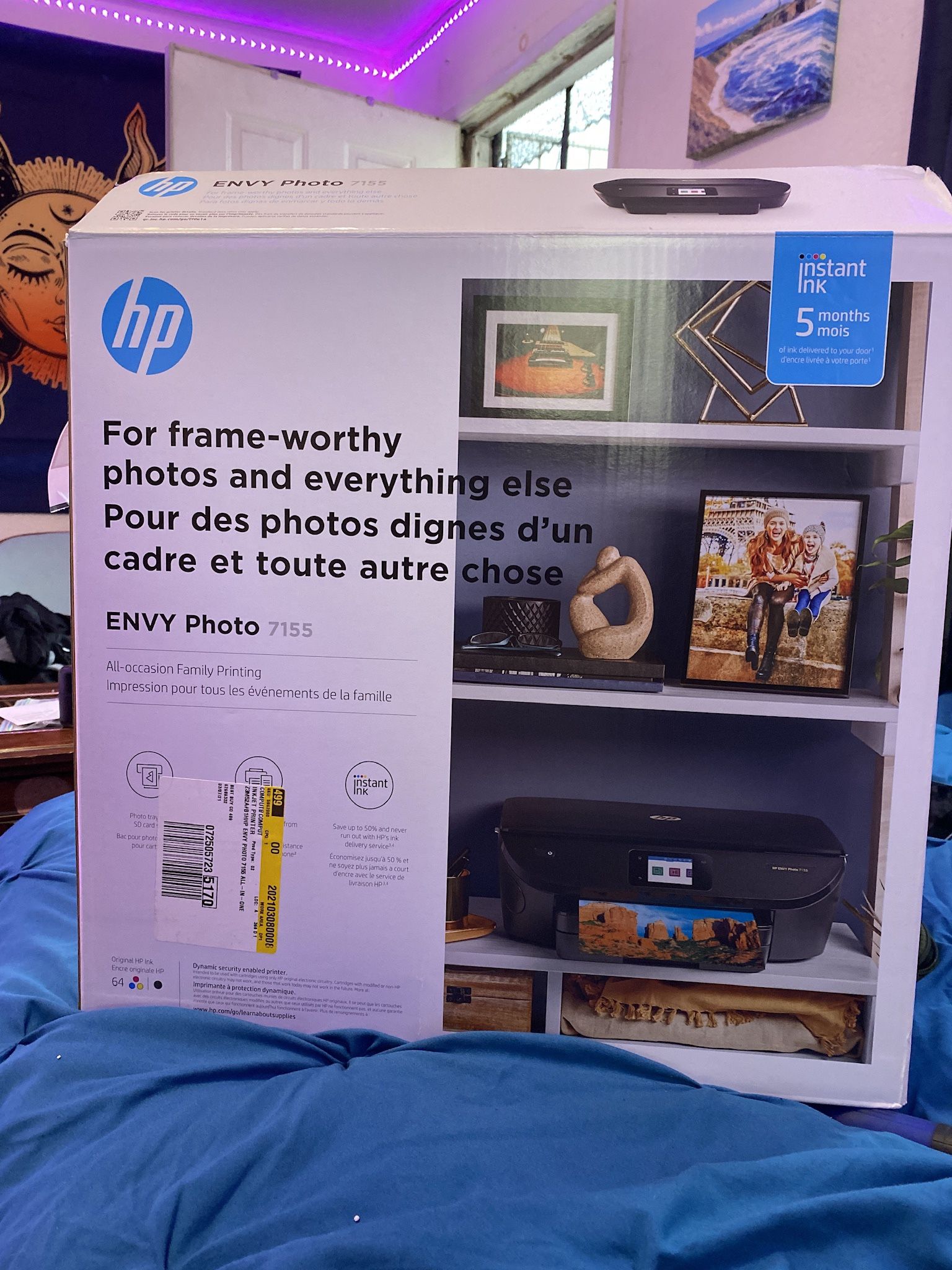 HP - ENVY Photo 7155 Wireless All-In-One Instant Ink Ready Inkjet Printer with 5 Months Instant Ink