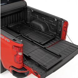 Rough Country Slide-Out Truck Bed Cargo Tray - Long Bed Organizer For 5'7"+ Beds, Heavy-Duty Polyethylene, UV-Protected, Easy Tailgate Access