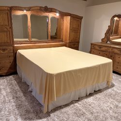 SOLID OAK 3 Piece Bedroom Set