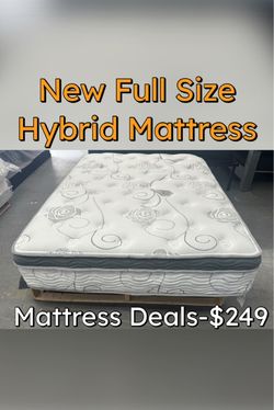 📦New Full Size Hybrid Mattress