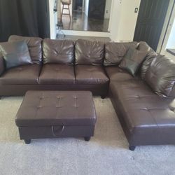 Leather Couch