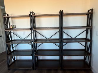 Bayside Furnishings Ladder Bookcases – Excellent Condition!