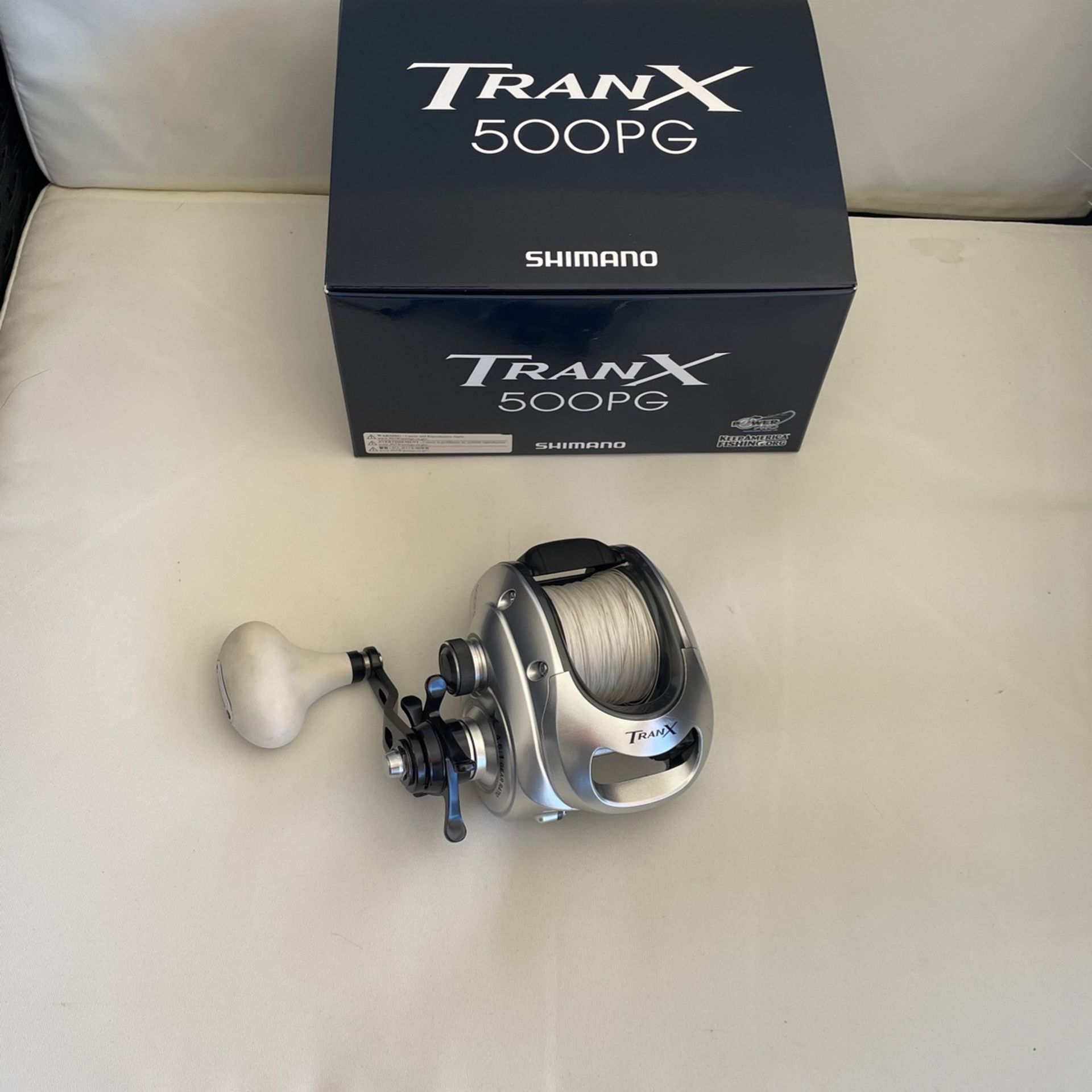 Shimano Tranx 500 PG Fishing Reel With Braid