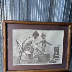 R. Hendrickson, Mother And Child Print
