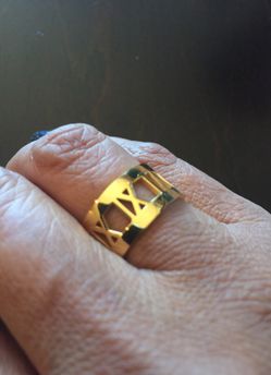 Gold plating ring