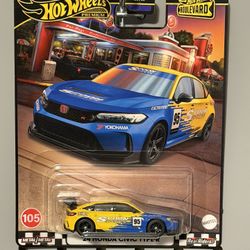 Hot Wheels Premium Boulevard 2024 Honda Civic Type R Spoon 