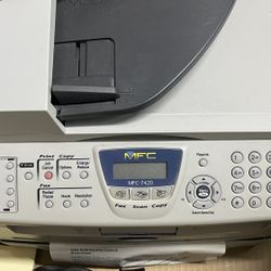 Brother MFC-7420 Black & White Laser Printer NO TONER/DRUM . See All Pictures  Used , still in good condition. It’s been stored in a clean storage she