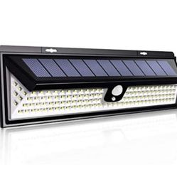 Solar Lights Outdoor , NEWLITE Solar Powered Motion Sensor Lights with 118 LED, Waterproof IP 65 Wireless Security Patio Wall Light with 270°Beam Angl
