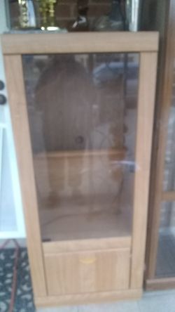 Wood entertainment center