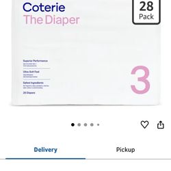 Coterie Diapers Size 3