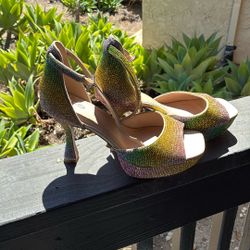 Sparkly High heels Size 8