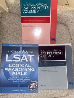 LSAT Prep Books Bundle Set of 3