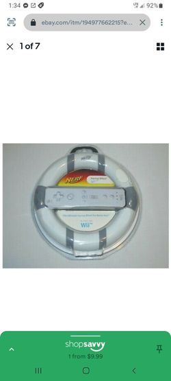 Nerf/Wii Racing Wheel
