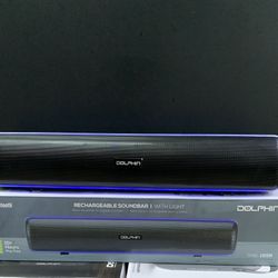 RECHARGEABLE SOUNDBAR I WITH LIGHT 