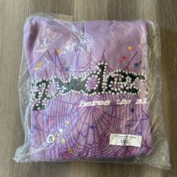 Sp5der hoodie ‘açaí purple’