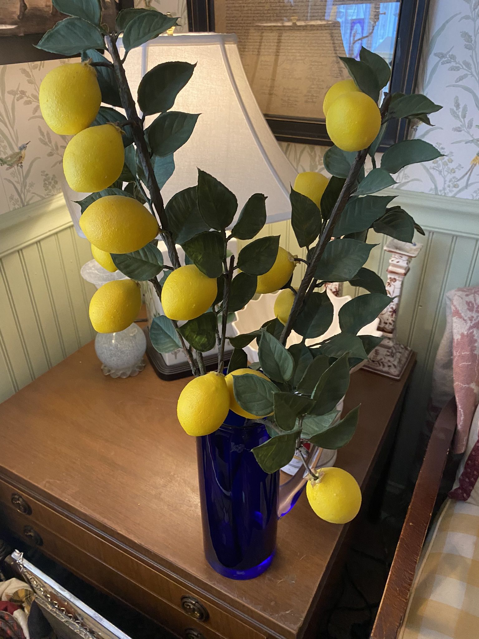 Beautiful Artificial Yellow Lemon Stem Flowers 
