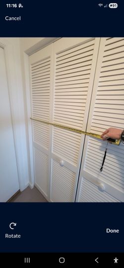  Louver Bi fold door in size 30"