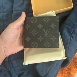 Lv Wallet Brand New Black Leather 