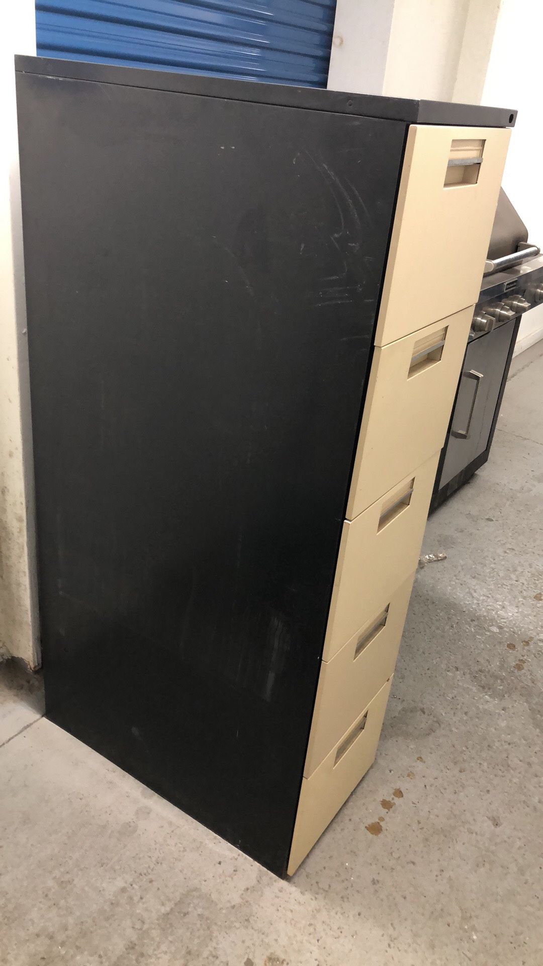 29”dx15”wx54”h Very heavy file cabinet