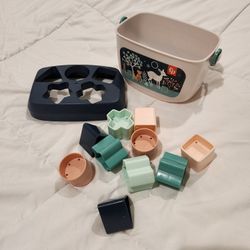 Fisher-Price, Shapes for Sorting Play, Navy Fawn