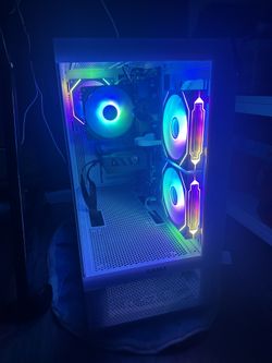 ⚪️White Gaming Pc Set up⚪️