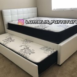 Fulltwin White Double With Ortho Matres!!