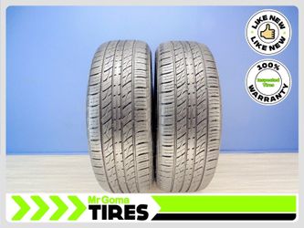 SET OF 2 KUMHO CRUGEN PREMIUM 235/60R18 USED TIRES 9.4/32 TREAD 103H 2356018