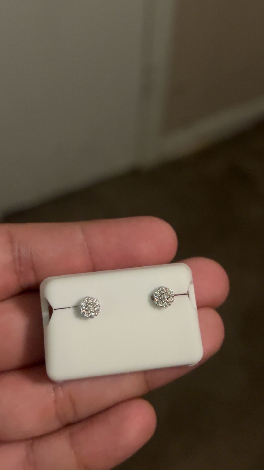 925 Silver Moissanite earrings