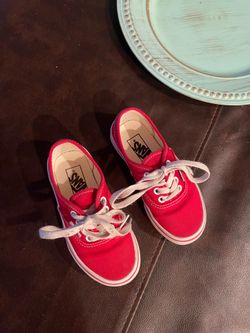 Toddler Red Vans