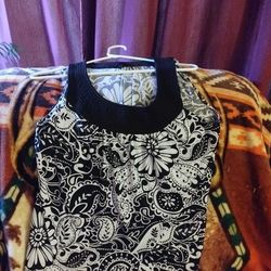 AB Studio Brown & White Lg