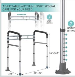 Toilet Safety Rails (350 lb),