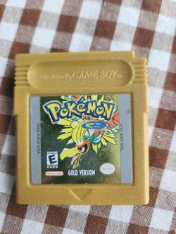 Pokémon Gold Version Game Boy Cartridge