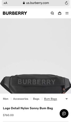 Burberry Bag Logo Detail Nylon Sonny Bum Bag