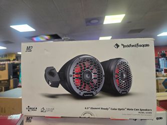 Rockford Fosgate M2 6.5” Color Optix Moto Can Speakers 🔊