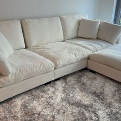 New Sectional Natural Couch 