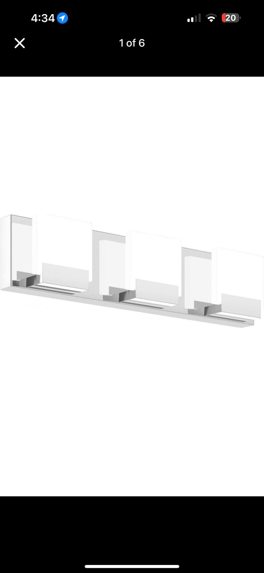 SOLFART Modern Led Vanity Light Fixtures for Bathroom Above Mirror Modern Lighting Fixtures 3 Lights