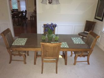 Dining Room Set, with glass topper