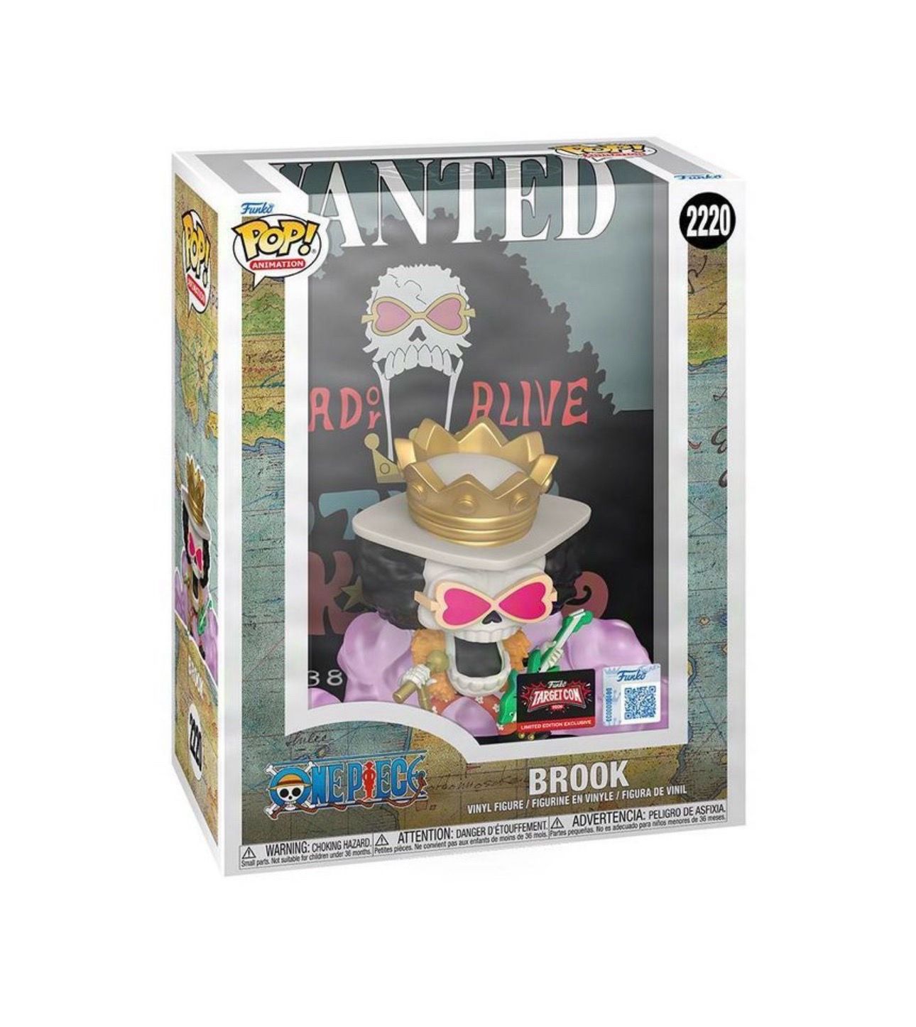 Funko POP! Animation: One Piece Brook Vinyl Figure #2220 (Target Exclusive)