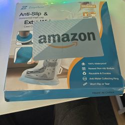 Waterproof Extra Wide Cast Covers for Shower Leg, Extra Large Foot Cast Protector with Non-Slip Bottom, Reusable Leg Cast Cover for Plus Size Adults L