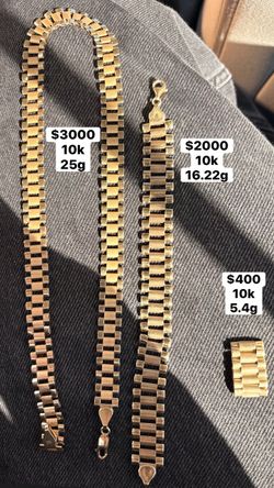 Gold Rolex Chain