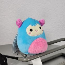 3.5" Squishmallow Pookems the Yeti Keychain Charm Plush