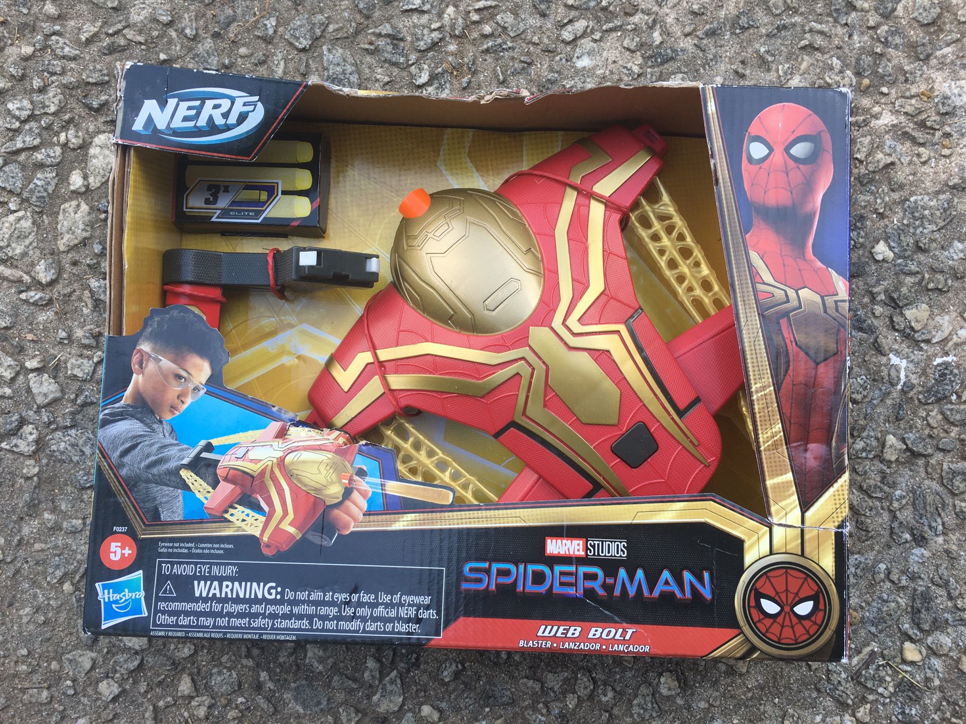 Spider-Man Nerf Toy Gun New In Box