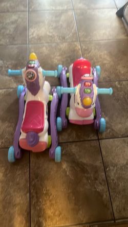 VTech Unicorn Ride-On Toys Set of 2