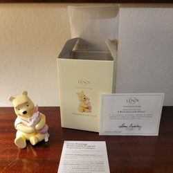 Disney Lenox "A Bear Hug For Piglet" Pooh Figurine