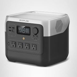 EF ECOFLOW Portable Power Station RIVER 2 Pro, 768Wh LiFePO4 Battery, 70 Min Fast Charging, 4X800W (X-Boost 1600W) AC Outlets, Solar Generator for Out